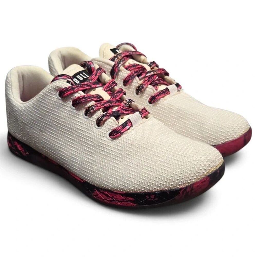 No Bull White Trainer Granite Camo Workout Shoes Men’s 9 Women's 10.5